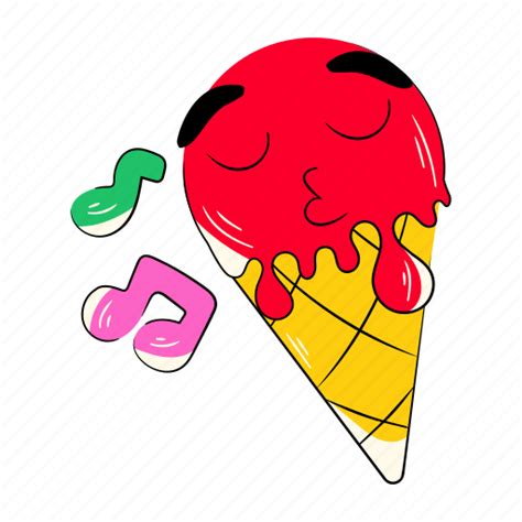 Melting cone, melting dessert, ice cone, ice cream, frozen dessert icon - Download on Iconfinder