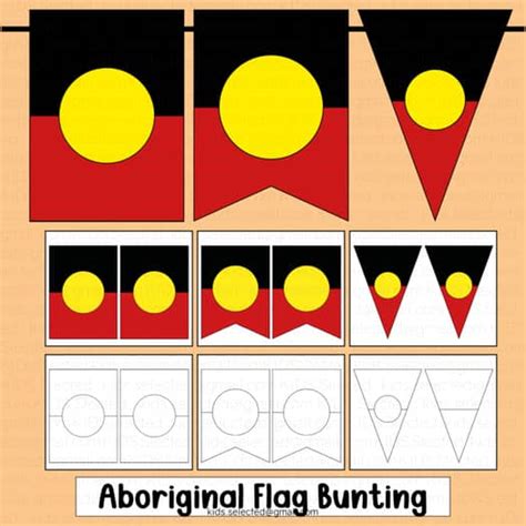 Naidoc Week Australia Day Craft Aboriginal Flag Torres Strait Island ...