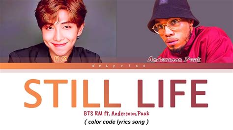 BTS RM Still Life Color Code Lyrics Ft Anderson Paak YouTube