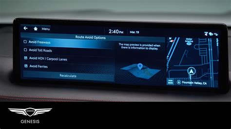 Navigation Routing Genesis GV70 How To Genesis USA YouTube