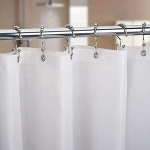 Amazon Amazer Shower Curtain Rings Rust Resistant Metal Double