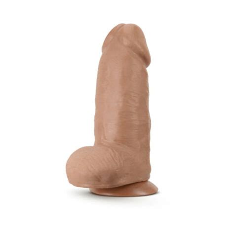 Chub Dildo Au Naturel In W Balls Mocha Blush Satisfaction