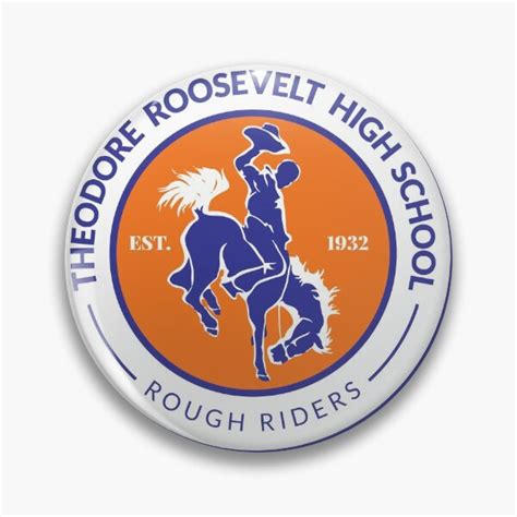 Roosevelt High School Rough Riders Pin For Sale By Roosevelths