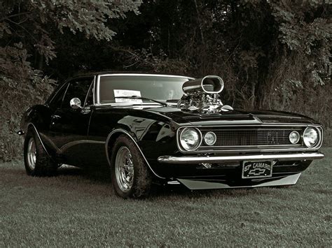 1967 Chevrolet Camaro Hot Rod Black Car Muscle Cars Camaro Camaro