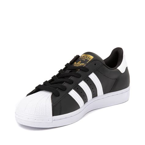 Womens adidas Superstar Athletic Shoe - Black / White | Journeys