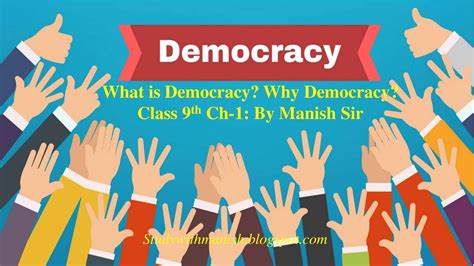 What Is Democracy And Why Democracy Ppt Class Th Political Science