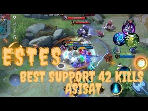 Estes 100 Healing Best Healer Support Estes Build Top 1 Mlbb