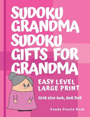 Sudoku Grandma Sudoku Gifts For Grandma Grid Size 4x4 6x6 And 9x9