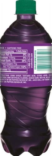 Crush Grape Soda, 20 fl oz - King Soopers