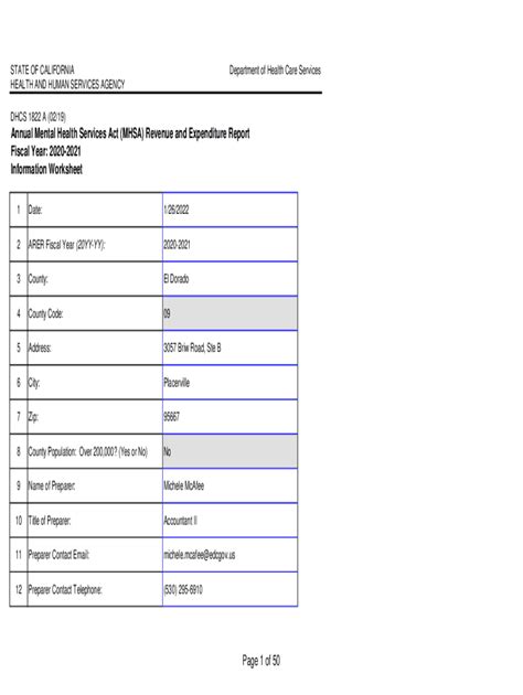 Fillable Online Mhsoac Ca Mental Health Services Act Year