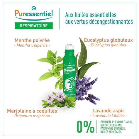 Puressentiel Respiratoire Roller Sinus Express Ml