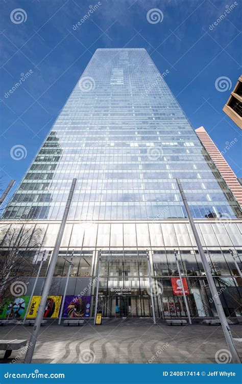 Brookfield Place Office Tower In Calgary Editorial Stock Image Image