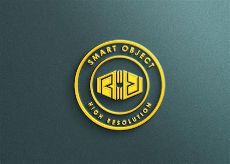 Premium Psd Luxury 3d Logo Mockup