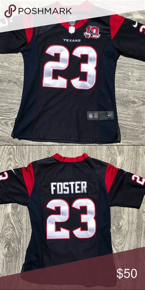 Texans 23 Foster Jersey Nike Tops