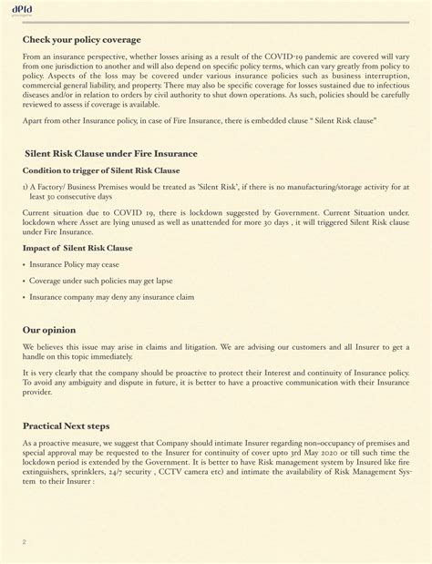 Aera: Silent Risk Clause_Fire Insurance | PDF