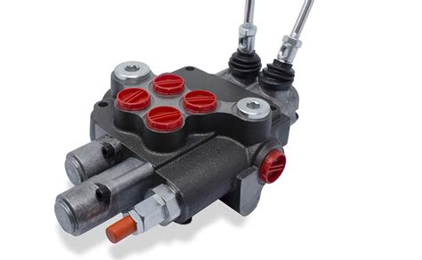 Monoblock Hydraulic Directional Control Valve 2 Spool W Single Float Detent 21 Gpm