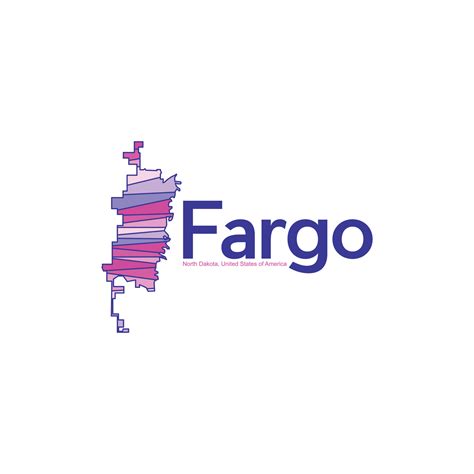 Fargo North Dakota City Map Geometric Logo 24318431 Vector Art at Vecteezy