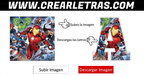 Letras De Iron Man El Taller De Hector