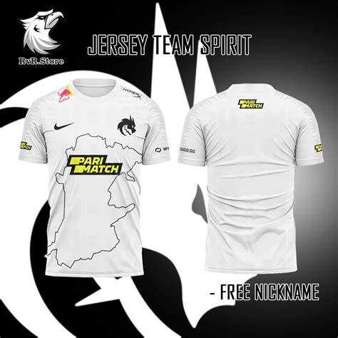 Jual JERSEY TEAM SPIRIT 2021 GAME DOTA 2 SCGO LOL WILDRIFT FULLPRINTING