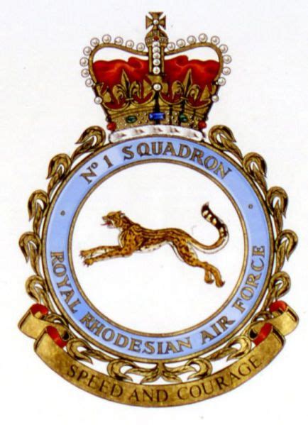 Fileno 1 Squadron Royal Rhodesian Air Force Heraldry Of The World