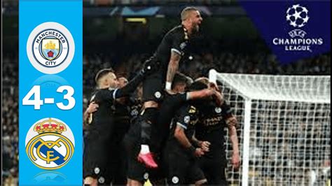 Hasil Liga Champion Tadi Malam Man City Vs Real Madrid Hasil Bola