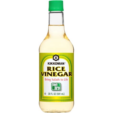 VINEGAR RICE VINEGAR 20OZ KIKKOMAN 2034 Wismettac