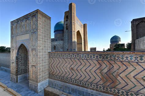 mosquee bibi khanym  samarcande ouzbekistan au xve siecle cetait