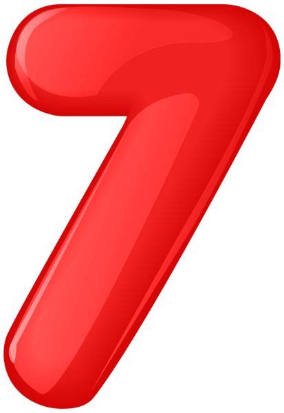 A Red Letter That Is Shaped Like The Number Seven