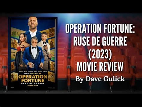 Operation Fortune Movie Review By Dave Gulick YouTube