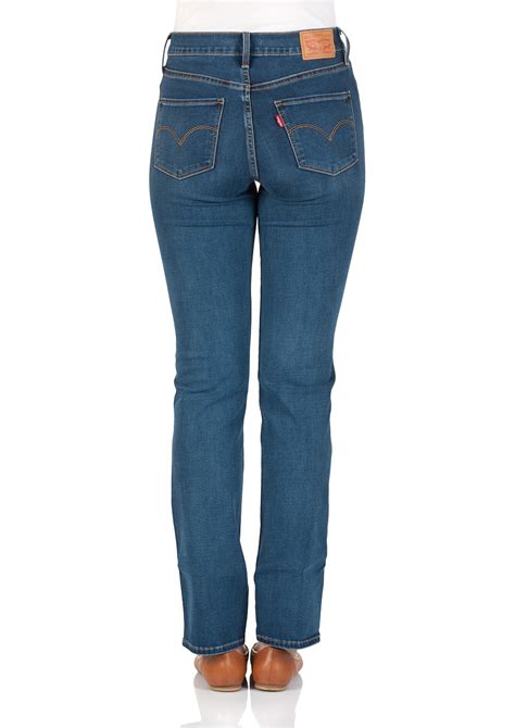 Levis® Damen Jeans 314 Shaping Straight Fit Blau Shaker Maker