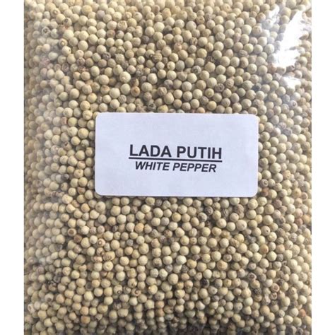 Jual Lada Putih Lada Bangka Sahang White Pepper Merica Bulat Shopee