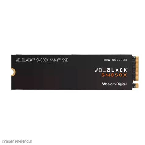 Unidad De Estado Solido Western Digital Black SN850X NVMe 2TB M 2 2280