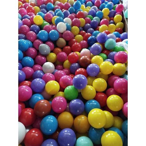 jual bola plastik warna warni  pcs shopee indonesia
