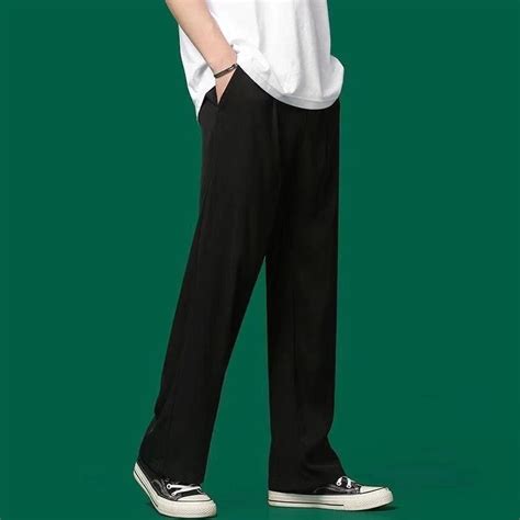 S 5xl Draping Suit Pants Mens Loose Casual Pants Drooping Wide Leg