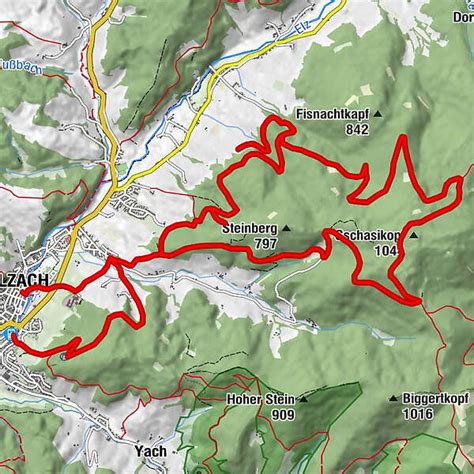 Elzach Gschasikopf Gschasifelsen Bergfex Wanderung Tour Baden