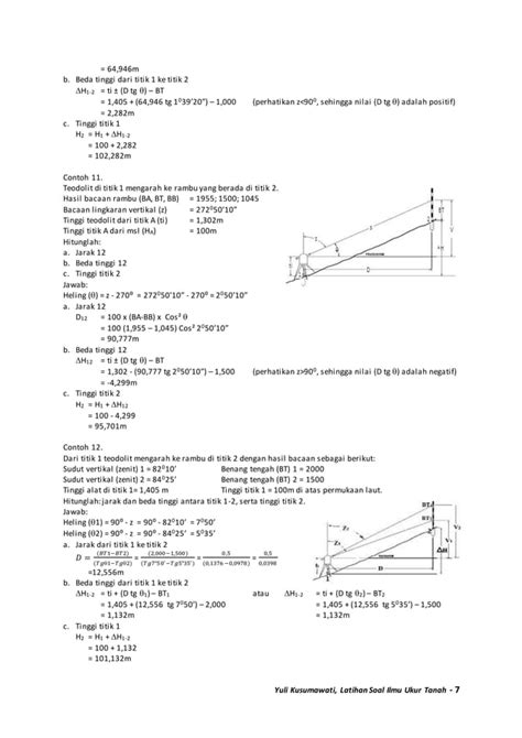 Hitungan Ilmu Ukur Tanah