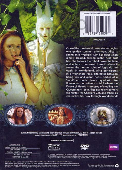 Alice In Wonderland 1986 Bbc Neuf Dvd Ebay