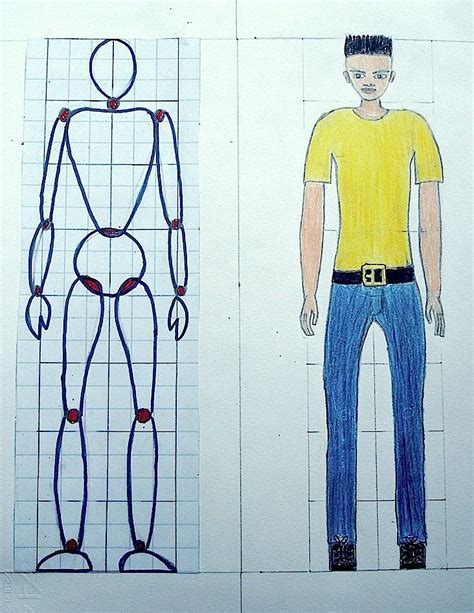 Draw A Figure With The Right Proportions Drawing People Proportion