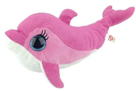 15cm Ty Beanie Boos Big Eyes 6" Surf the Pink Dolphin Plush Toy Stuffed Doll Kids Toys Children ...