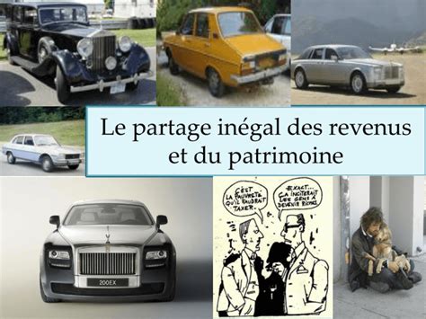 Le partage inégal des revenus et du patrimoine