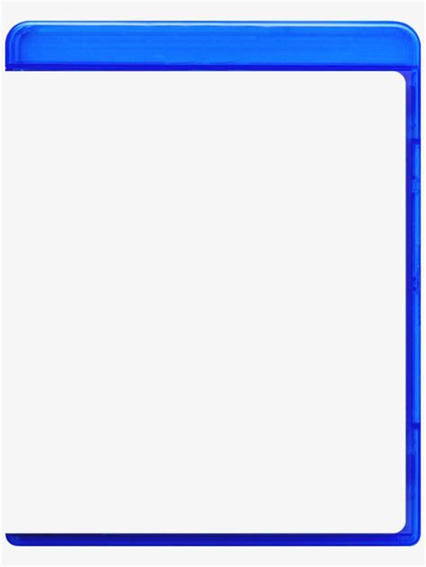 Blu Ray Blank Case Dvd Cover Template Transparent PNG - 800x1012 - Free ...