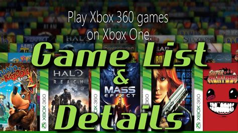 Xbox One Backwards Compatibility Games List At Fredbmanzanoo Blog