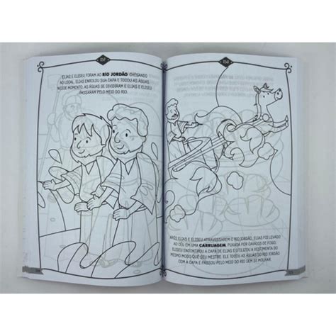 Kit 2 Livros Bíblicos 365 Desenhos Para Colorir E 365 Histórias