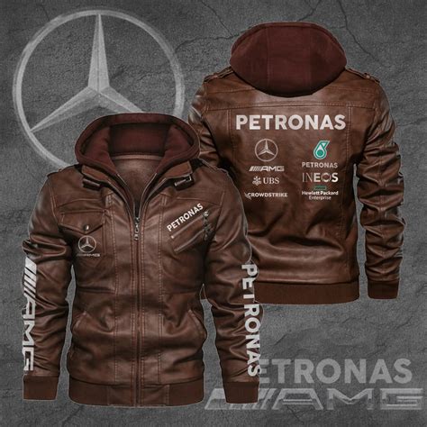 Mercedes Amg Petronas F Premium Leather Jacket Meteew