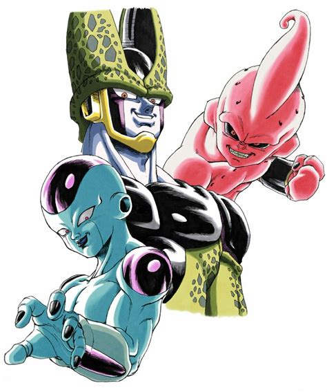 Majin Buu Frieza Cell Goku Vegeta Png Clipart Absorb Art Buu Hot Sex