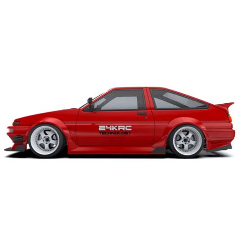 J Run Wide Body Kit For Toyota Ae86 Trueno