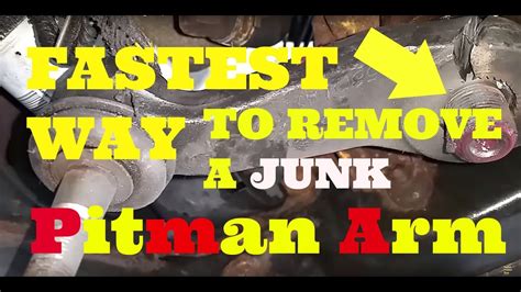 How To Remove A Bad Pitman Arm Fast It Falls Right Off Youtube