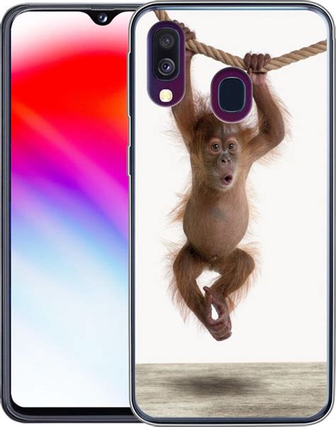 Samsung Galaxy A Hoesje Hangend Baby Aapje Baby Kinderen