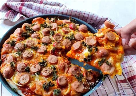 Resep Pizza Homemade Praktis Oleh Happy Endahsa Happy End Cookpad