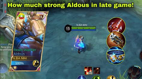 HOW MUCH STRONG ALDOUS IN LATE GAME LATE GAMEမAldousဘယလကကမ